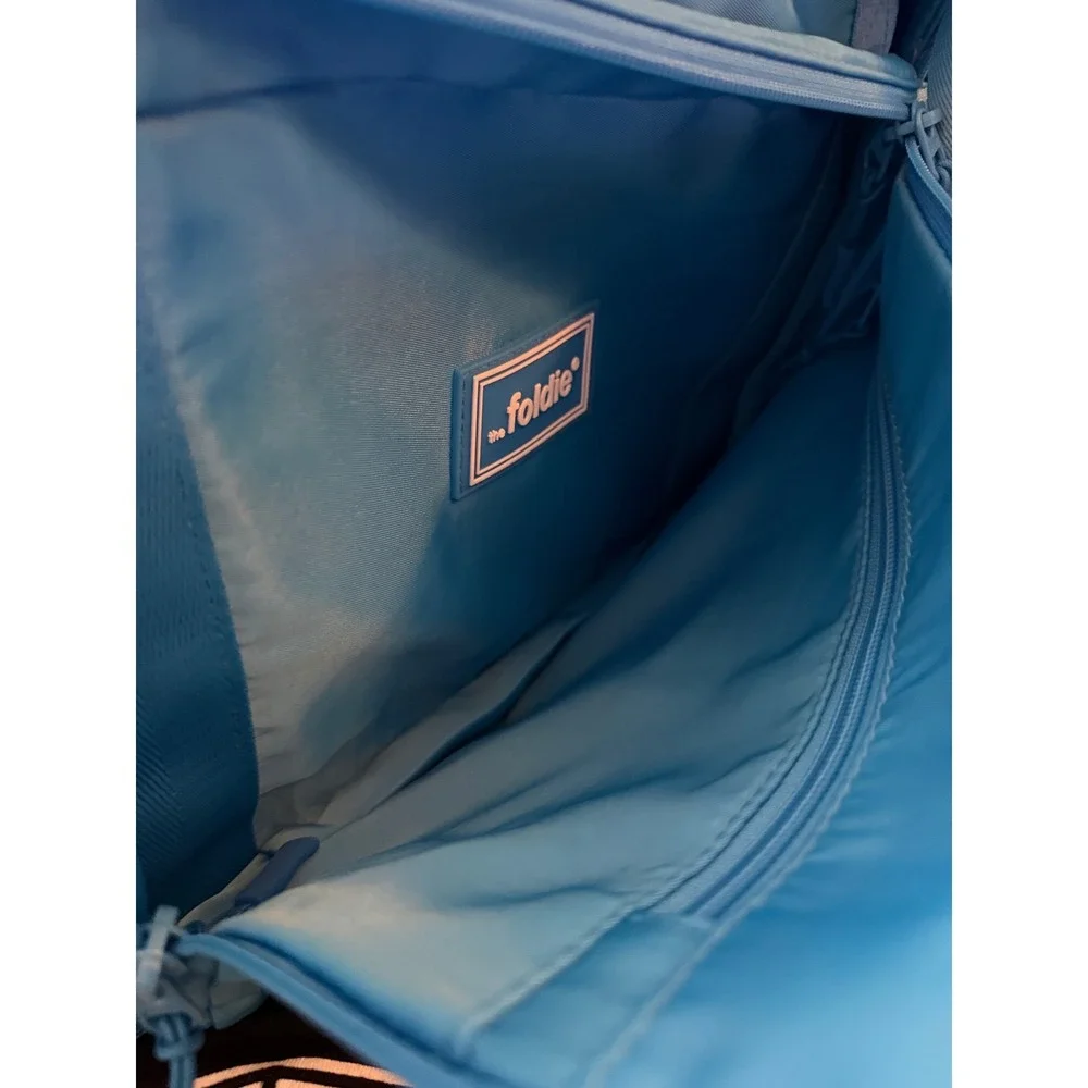 The Foldie Duffel Bag Large Blue Excellent‎ Foldable Travel Gym Bag